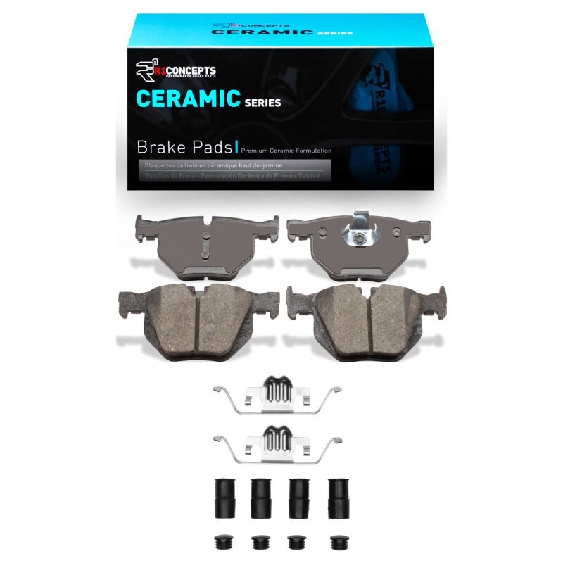 BMW X6 Brake Pads - Rear - R1 Concepts - Ceramic - `07-`19